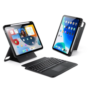 Dux Ducis iPad 10(2022) DK Series Kablosuz Bluetooth Klavye Touchpad Kılıf-(5775)