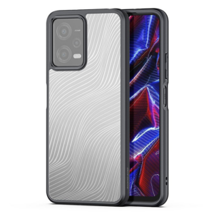 Dux Ducis Redmi Note 12 5G/Note 12R Pro/Poco X5 5G Aimo Series Premium Buzlu Sert PC-TPU Kılıf-(5775)
