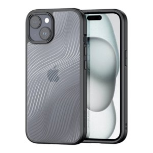 Dux Ducis iPhone 15 Plus Aimo Series Premium Buzlu Sert PC-TPU Kılıf-(5775)