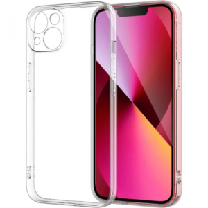ALLY iPhone 14 6.1inç Crystal Clear Kamera Korumalı Sert PC Kılıf-(5775)