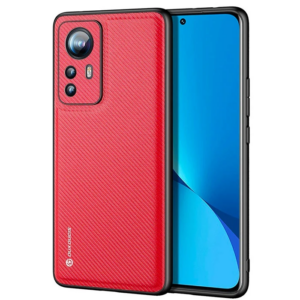 Dux Ducis Fino Serisi Xiaomi 12 - 12x Kılıf Premium Dokuma Silikon Kılıf-(5775)