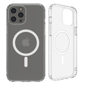 ALLY iPhone 13 Pro Max Magsafe Uyumlu Manyetik Kılıf Silikon Kılıf-(5775)