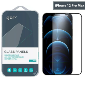 GOR iPhone 12 Pro Max 9D Hardening Tempered Full Cam Ekran Koruyucu-(5775)