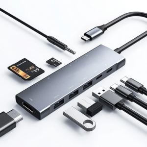 ALLY 9 İn1 Type C Hub 4k 30hz Hdmi Usb 3.0SdPD Adaptör-(5775)