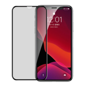 Baseus İPhone 11 Pro/ XS/X 023mm Anti Spy Çerçeveli Tempered Cam Ekran Koruyucu-(5775)