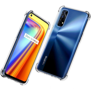ALLY Oppo Realme 7 Anti-Drop Silikon Kılıf Shockproof Kılıf-(5775)