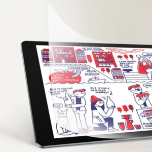 ALLY iPad Air 20202022 10.9 Paper Like Film Darbe Emici Pet Ekran Koruyucu-(5775)