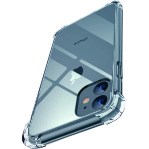 İPhone 12 Mini 5.4 Anti-Drop Silikon Kılıf Shockproof Şeffaf kılıf-(5775)