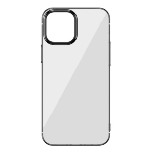 Baseus Glitter Case İPhone 12 Mini 5.4 Şeffaf Lüx Silikon Kılıf Soft TPU Kılıf-(5775)