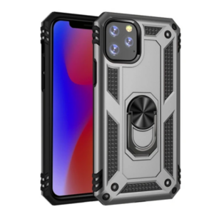 Ally iPhone 11 Pro Max 6.5inch Yüzüklü Kılıf Armor Shockproof Ring kılıf-(5775)