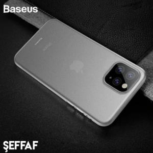 Baseus Wing Case İPhone 11 Pro 5.8 Ultra İnce Lux Mat Şeffaf Kılıf-(5775)