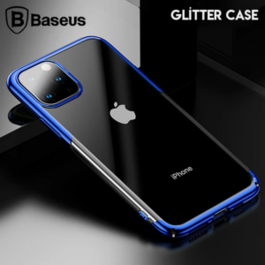 Baseus Glitter Case İPhone 11 Pro 5.8 Şeffaf Lüx Silikon Kılıf-(5775)