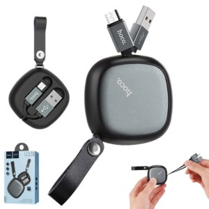 Hoco U33 Taşıma Çantalı Mikro Usb Kablo-(5775)