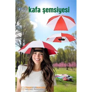 Turk Kafa Şemsiyesi Güneş Koruma Şemsiyesi Relax Eller Serbest 4 Mevsim Kafa Şemsiyesi