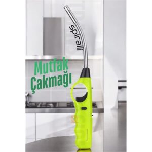 Turk Spiralli Mutfak Çakmağı Barbekü Mangal Mum Çakmağı