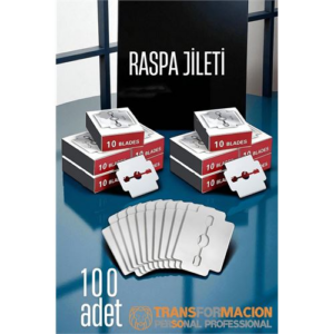 HSNET Raspa Topuk Jileti 100 lu PAKET Ayak Taban Nasır Yedek Jileti