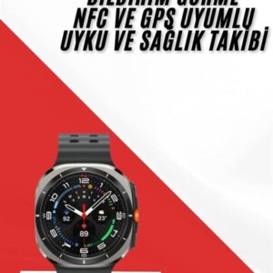 Akıllı Saat Müzik Dinleme Nabız Ölçer NFC ve GPS Uyumlu Sesli Asistan