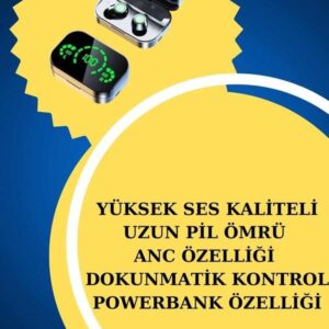 TWS Bluetooth Kulaklık ve Akıllı Saat Uyku Takibi Nabız Ölçer Uzun Pil Ömrü