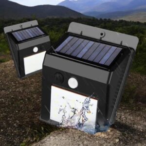 Solar Lamba Giriş Bahçe Yol Avlu Hareket Sensörlü Led Parlak Gece Su Geçirmez
