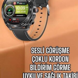 Akıllı Saat Nabız Ölçer Uyku Takibi Sesli Görüşme Bildirim Görme