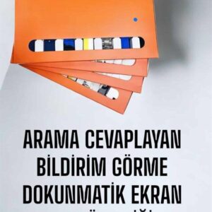 Akıllı Saat 7 Kordonlu Bildirim Görebilen Metal Kordon GPS Özelliği
