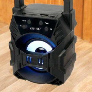 Işıklı Bluetooth Hoparlör Müzik ve Renkli Işık Taşınabiilir