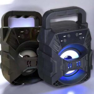 Taşınabilir Bluetooth Hoparlör Led Işıklı Uzun Pil Ömrü