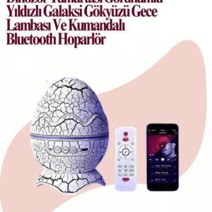 Uzaktan Kumandalı USB Girişli Döner Projektör Lamba
