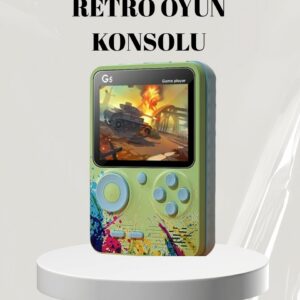 3 İnç Renkli Ekranlı Taşınabilir El Konsolu – G5 Modeli