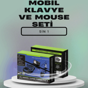 Mobil Oyunlar için Klavye Mouse ve Dönüştürücü Seti