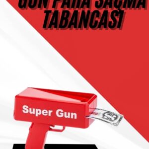 Para Dolar Atma Makinası Super Money Gun Para Saçma Fırlatma Tabancası