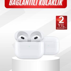 3.Nesil İOS Android Uyumlu Bluetooth 5.0 Beyaz Çağrı Cevaplama