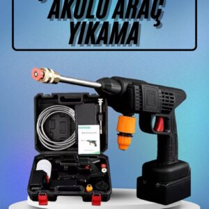 Bahçe Sulama Tabancası Makinesi Yüksek Basınçlı Akülü Yıkama Makinesi