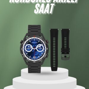 2025 Model Yuvarlak Ekran Android ve İOS Uyumlu GPS Takibi Yapabilen Akıllı Saat