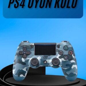 PS4 Joystick Oyun Kolu Titreşimli Uzun Pil Ömrü USB Şarj Kablolu