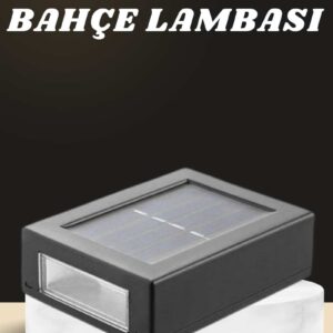 Dekoratif Duvar Lambası Solar Güneş Enerjili Bahçe Aydınlatması