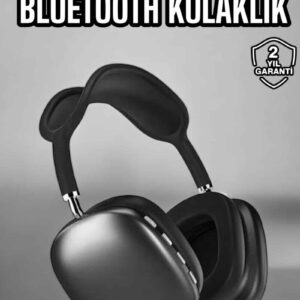 P9 Plus Kulaklık Siyah Bluetooth Bağlantılı Kulak Üstü Kablosuz