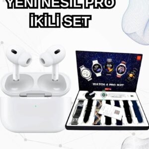 2025 Model Akıllı Saat ve Yeni Nesil Pro Bluetooth Kulaklık ANC Özelliği