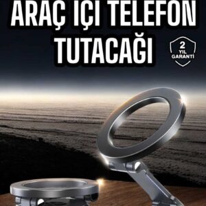 Araç İçi Telefon Tutacağı Manyetik Tasarım Ayarlanabilir