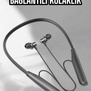 Boyun Bantlı Bluetooth Kulaklık Yüksek Ses Kaliteli 100 Saat Kulaklık