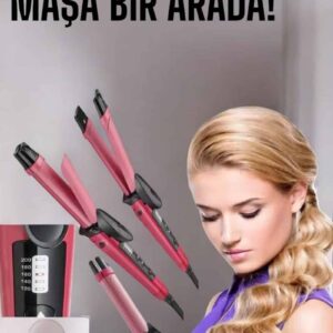 Saç Şekillendirici Düzleştirici Ve Maşa Isı Ayarlı