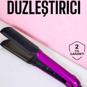 Saç Düzleştirici Isı Ayarlı Seramik Kaplama Döner Kablo Yıpranma Karşıtı