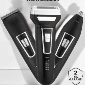 3 Başlıklı Profesyonel Tıraş Makinesi