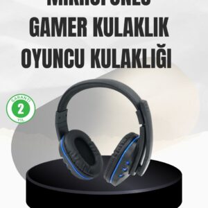 Stereo Oyun Kulaklığı – Güçlü Bas Mikrofonlu ve Konforlu Tasarım