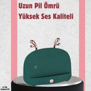 Taşınabilir Kablosuz Telefon Tutucu ve Bluetooth Hoparlör – Kompakt Tasarım Üstün Ses