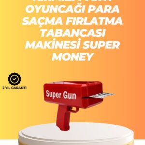 AA Pil ile Çalışan Kolay Kullanımlı Kâğıt Fırlatıcı Oyuncak