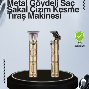 Kompakt Tasarımlı Uzun Pil Ömürlü Saç Sakal Kesme Makinesi