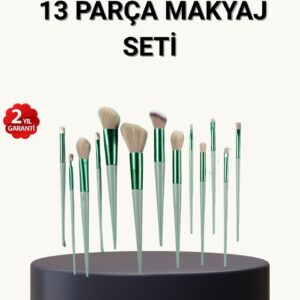 13’lü Yumuşak Kıllı Makyaj Fırça Seti – Profesyonel Kalite Hassas Ciltlere Uygun