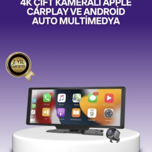 Volkswagen Golf Polo Passat Jetta Tiguan BMW 3-5 Serisi CarPlay Android Auto 10.26” Ekran