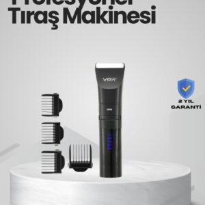 Şarjlı Tıraş Makinesi –Dijital Ekranlı Hızlı Şarjlı Profesyonel Kesim Seti